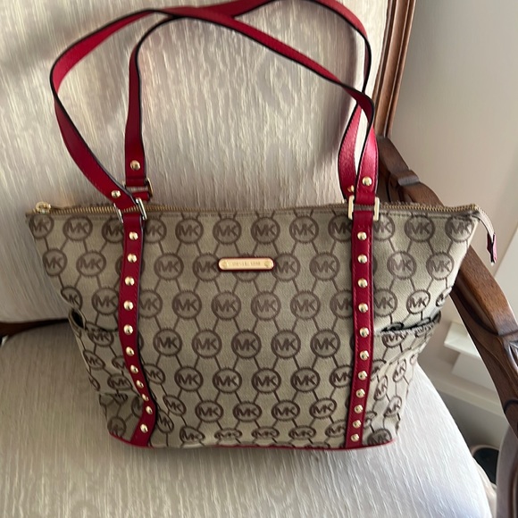 Michael Kors Bags Michael Kors Signature Fabric Bag Purse Poshmark
